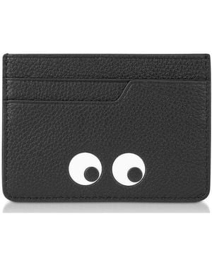 Anya Hindmarch Eyes Hammered Card Holder - Black
