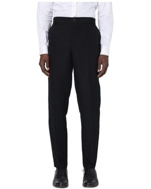 ARMANI EXCHANGE Belt-Loop Casual Trousers - Black