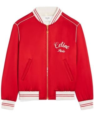 Celine Paris Teddy Jacket - Red