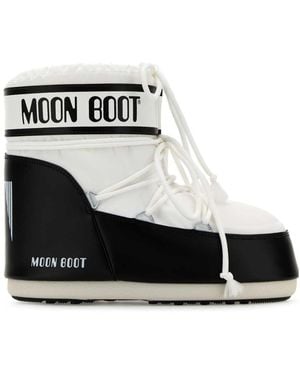 Moon Boot Round Head Snow Boots - Black