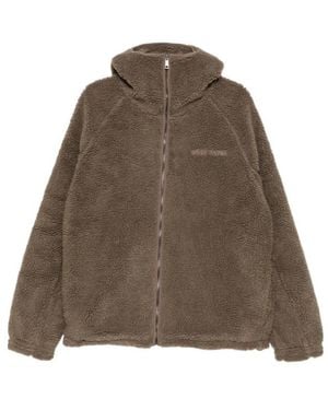 Daily Paper Zip-Up Hooded Jacket - Brown