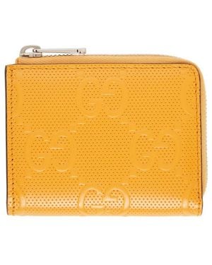 Gucci Logo Logo Card Bag - Orange