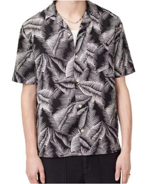 AllSaints Marseille Short-Sleeved Shirt - Black