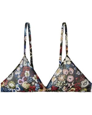 KHAITE Patterned Bra - Black