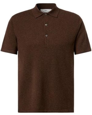 arch4 Cashmere Polo Shirt - Brown