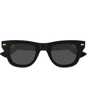 Bottega Veneta Eyewear Dizzy Square Frame Sunglasses - Black