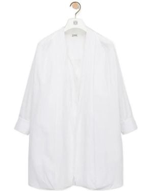 Loewe Draped Dress - White