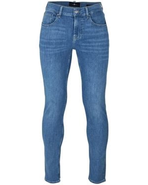 7 For All Mankind 7Fam Slimmy Tapered Sn62 - Blue