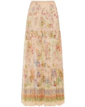 Etro Floral Print Skirt - Natural