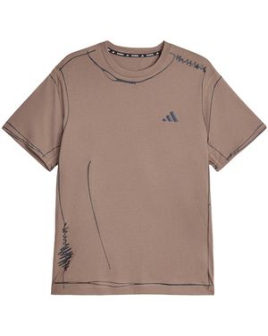adidas Originals Printed T-Shirt - Brown