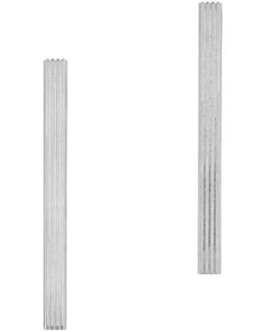 KHAITE Empire-Plated Earrings - White