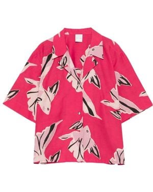 Paul Smith Fish-Print Shirt - Pink