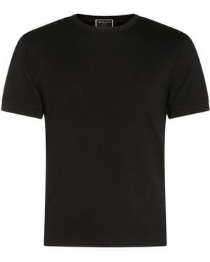 Giorgio Armani Short-Sleeved Crewneck T-Shirt - Black