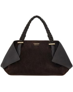 Ferragamo Ferragamo Folded Shopper Bag - Black