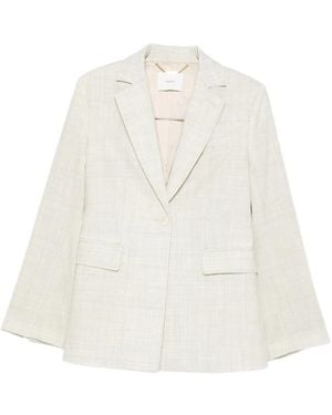JOSEPH Maati Pocket Single-Breasted Blazer - White