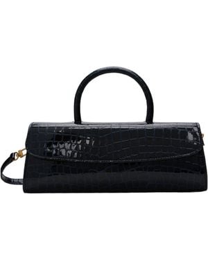 BY FAR Mini Longa Shoulder Bag - Black