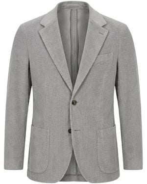 Lardini Long-Sleeved Blazer - Gray
