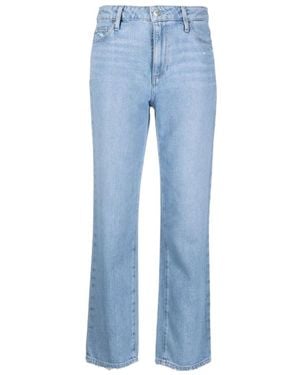 PAIGE Noella High-Rise Cropped Jeans - Blue