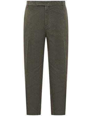 Thom Browne Straight-Leg Mid-Rise Pants - Green