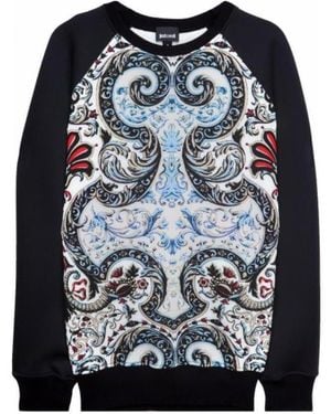 Just Cavalli Round-Neck Jumper - Blue