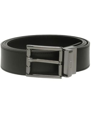 Bally Classic Rectangle Belt - Black
