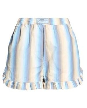 Ganni Shorts & Bermuda Shorts Organic Cotton - Blue