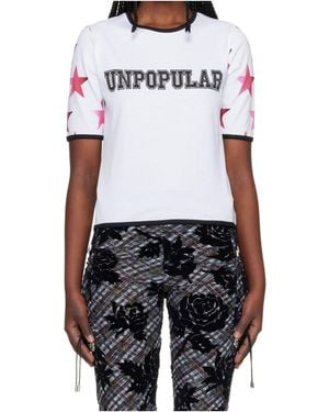 Chopova Lowena Crew Neck Short-Sleeved T-Shirt - White
