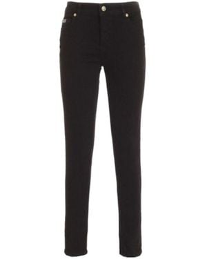 Versace Jeans Couture Logo Denim Trousers - Black