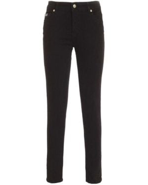Versace Jeans Couture Logo Denim Pants - Black