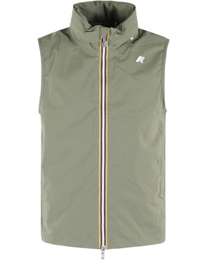 K-Way Valen Logo Gilet - Green