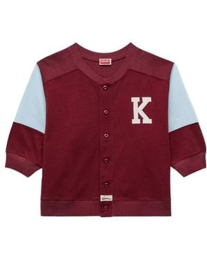 KENZO Varsity' Cardigan - Red