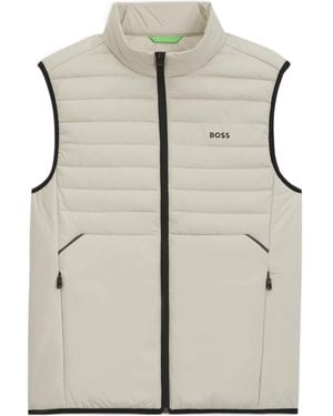 BOSS Quilted Gilet - Gray