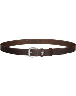 Celine Vivienne Belt 25Mm - White