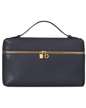 Loro Piana Zippered Handbag - Blue