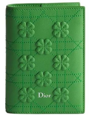 Dior Jardin Passport Cover - Green