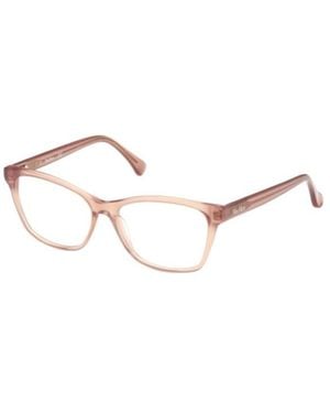 Max Mara Square Frame Glasses - Natural