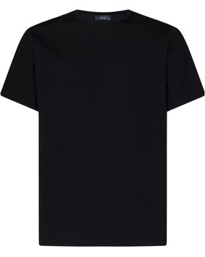 Herno Stretched Crewneck T-Shirt - Black