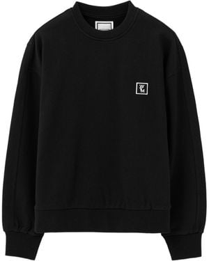 WOOYOUNGMI Back Logo Sweatshirt - Black