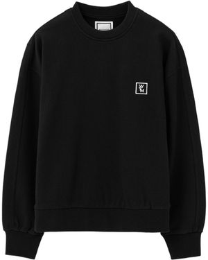 WOOYOUNGMI Back Logo Sweatshirt - Black