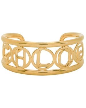 Chloé The Chloé Script Cuff - Metallic