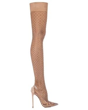 Le Silla Gilda Thigh-High Boot - White