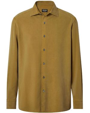 ZEGNA Long-Sleeve Shirt - Green