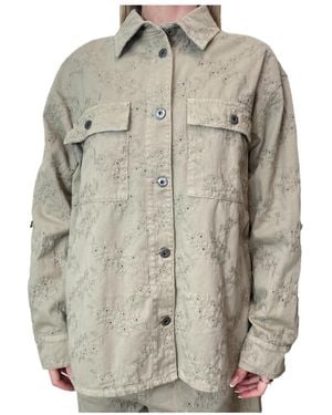 Liu Jo Broderie-Anglaise Shirt - Grey