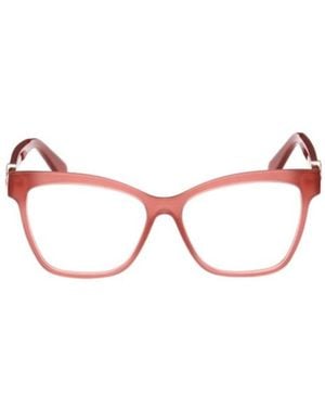 Moncler Eyewear Square Frame Glasses - Pink