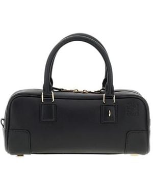 Loewe Amazona 23 Cropped Tote Bag - Black