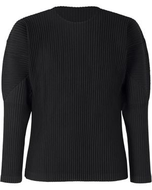 Homme Plissé Issey Miyake Basics T-Shirt - Black