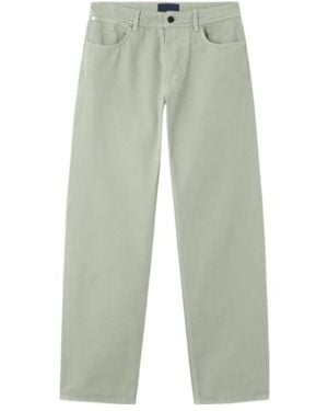 Stone Island Loose-Fit Five-Pocket Jeans - Green