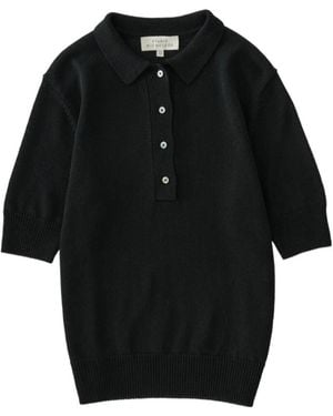 Studio Nicholson Short-Sleeved Knitwear - Black