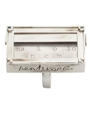 Fendi X Mirella Bentivoglio Vintage And Glass Ring - White
