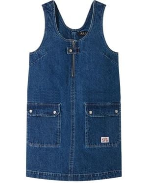 A.P.C. Dominic Dress - Blue